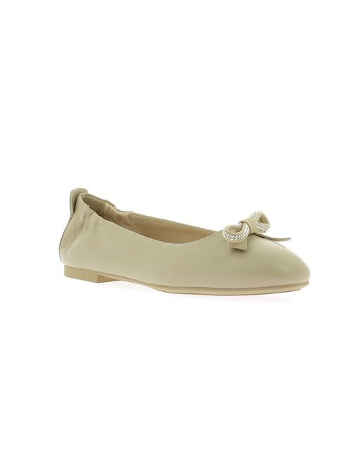 ballerina donna in pelle beige NERO GIARDINI | E306201D453